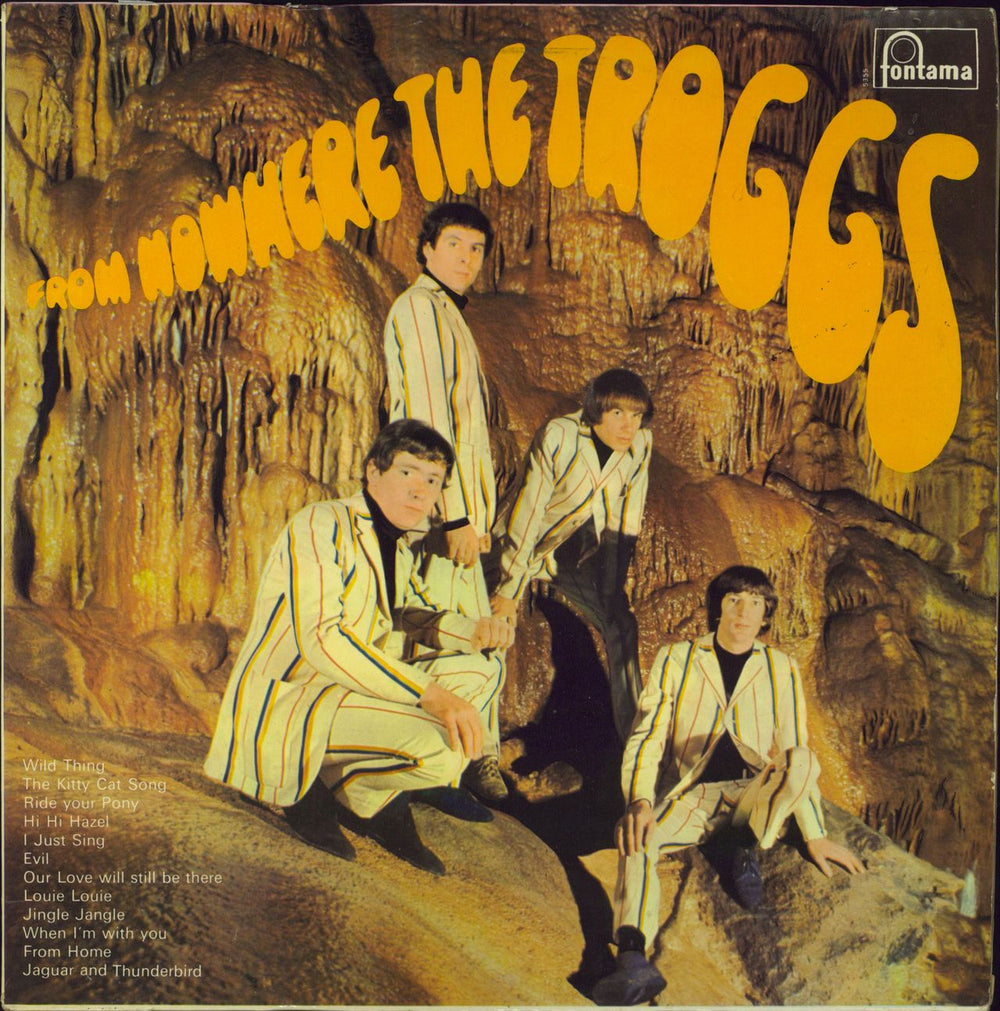 The Troggs From Nowhere...  VG UK vinyl LP album (LP record) STL5355