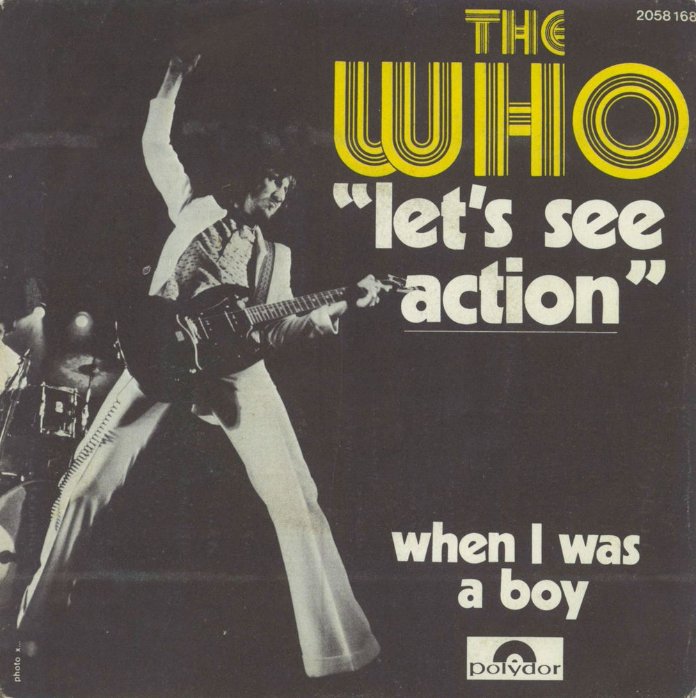 The Who Let's See Action French 7" vinyl single (7 inch record / 45) 2058168