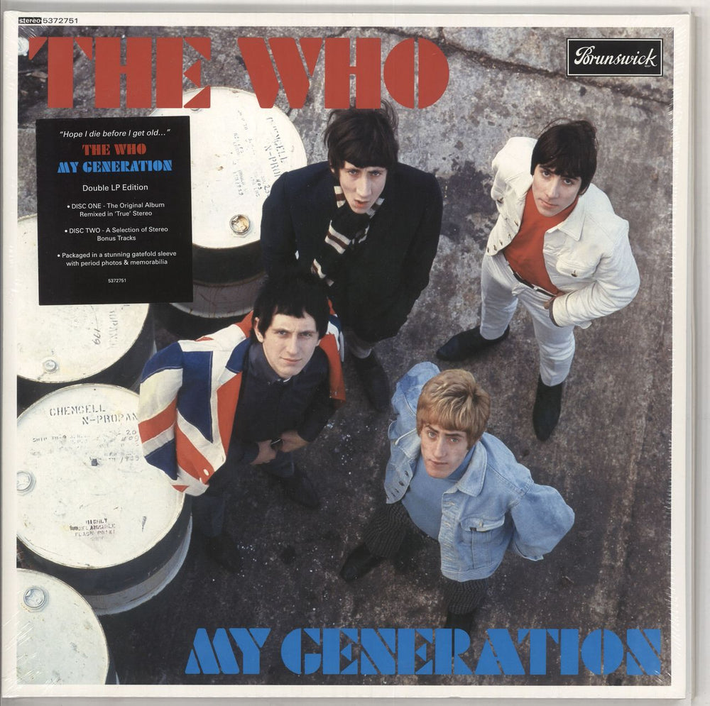 The Who My Generation - Sealed UK 2-LP vinyl record set (Double LP Album) 5372751