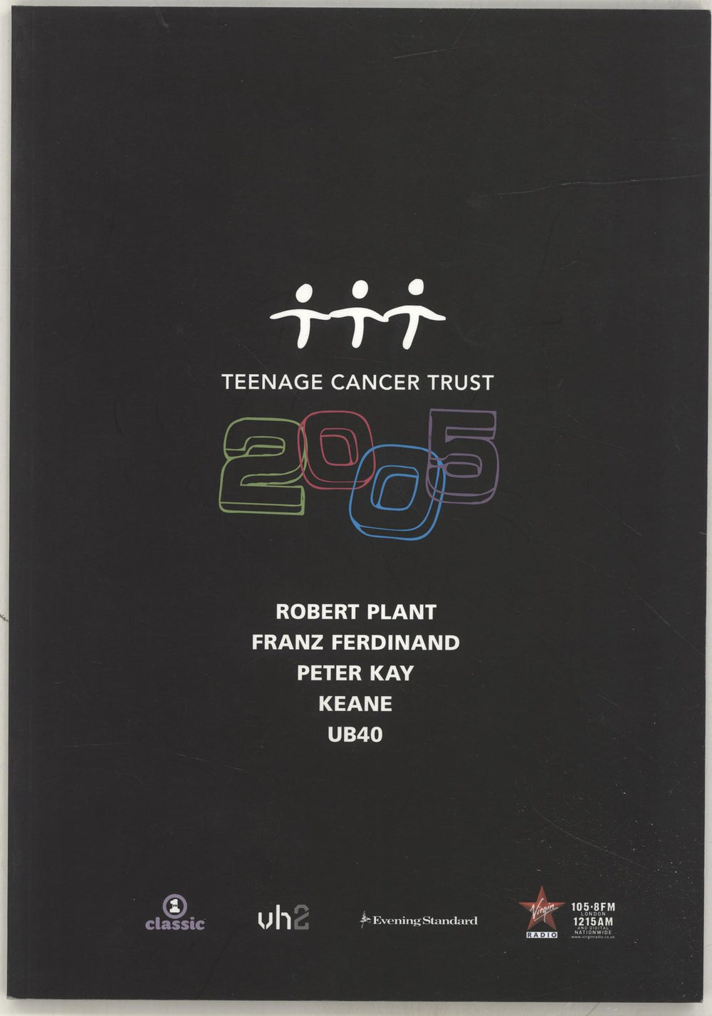 The Who Teenage Cancer Trust 2005 UK tour programme PROGRAMME