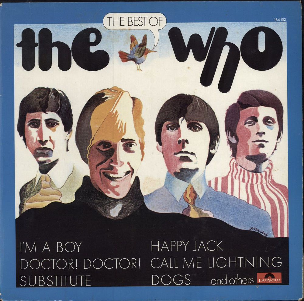 The Who The Best Of The Who - 1st German vinyl LP album (LP record) 184152