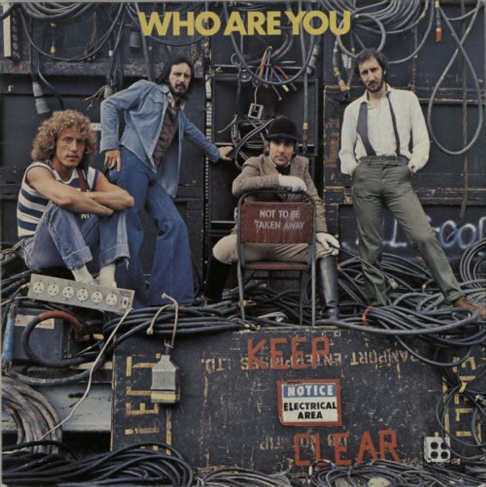 The Who Who Are You UK vinyl LP album (LP record) WHOD5004