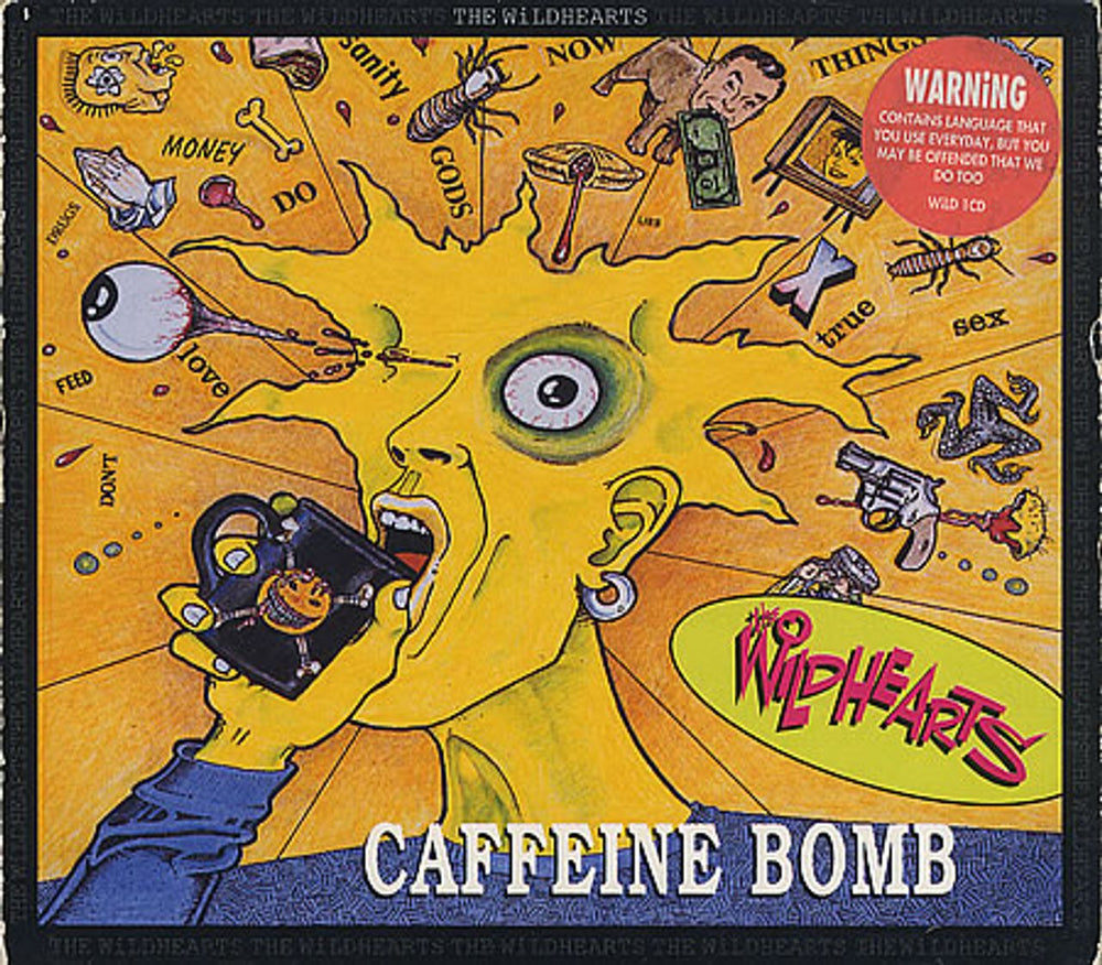 The Wildhearts Caffeine Bomb - EX UK CD single (CD5 / 5") YZ794CD