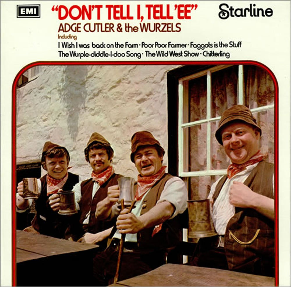 The Wurzels Don't Tell I, Tell 'Ee UK vinyl LP album (LP record) SRS5119