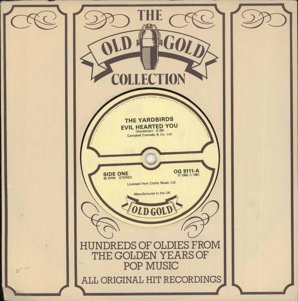 The Yardbirds Evil Hearted You UK 7" vinyl single (7 inch record / 45) OG9111