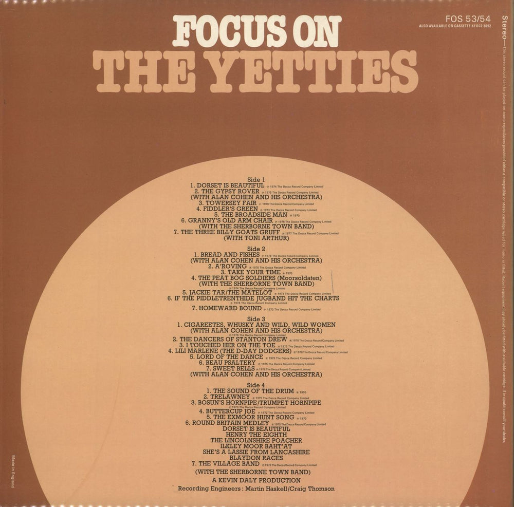 The Yetties Focus On The Yetties UK 2-LP vinyl record set (Double LP Album)