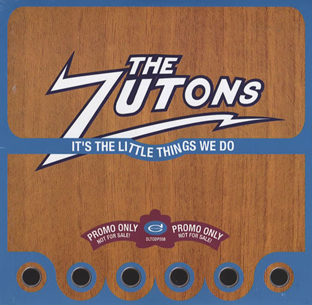 The Zutons It's The Little Things We Do UK Promo CD-R acetate DLTCDP058