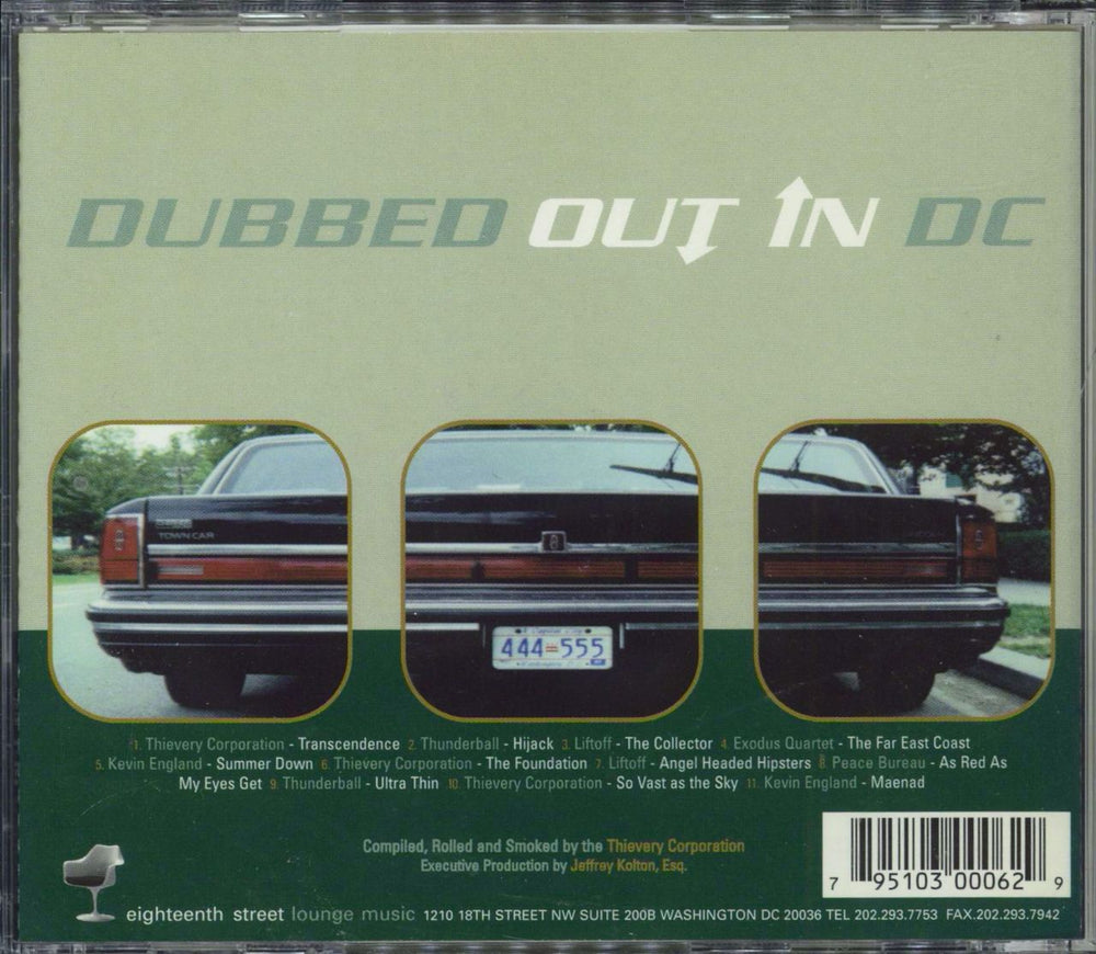 Thievery Corporation Dubbed Out In DC US CD album (CDLP) 795103000629