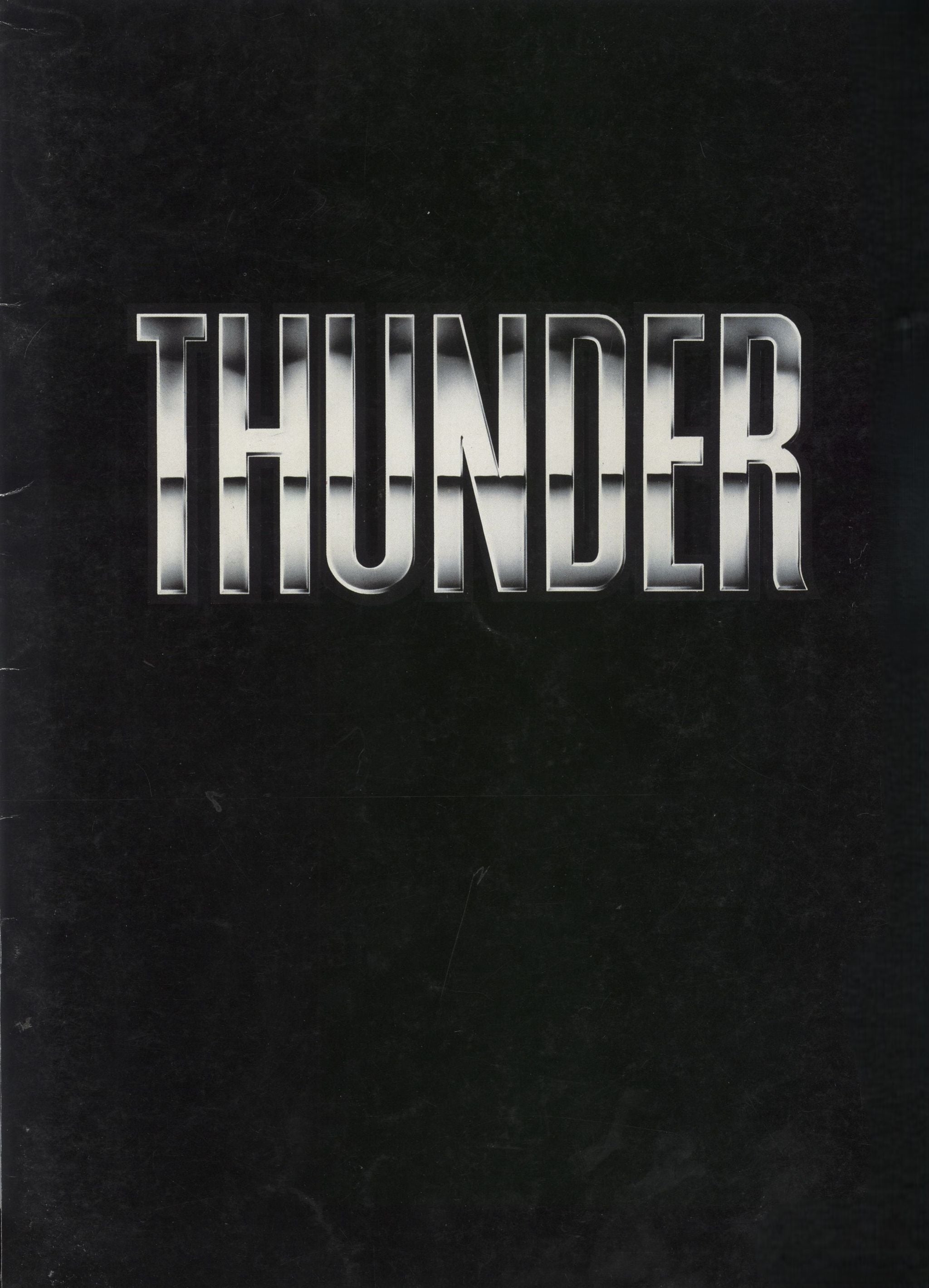 Thunder Backstreet Symphony UK tour programme TOUR PROGRAMME