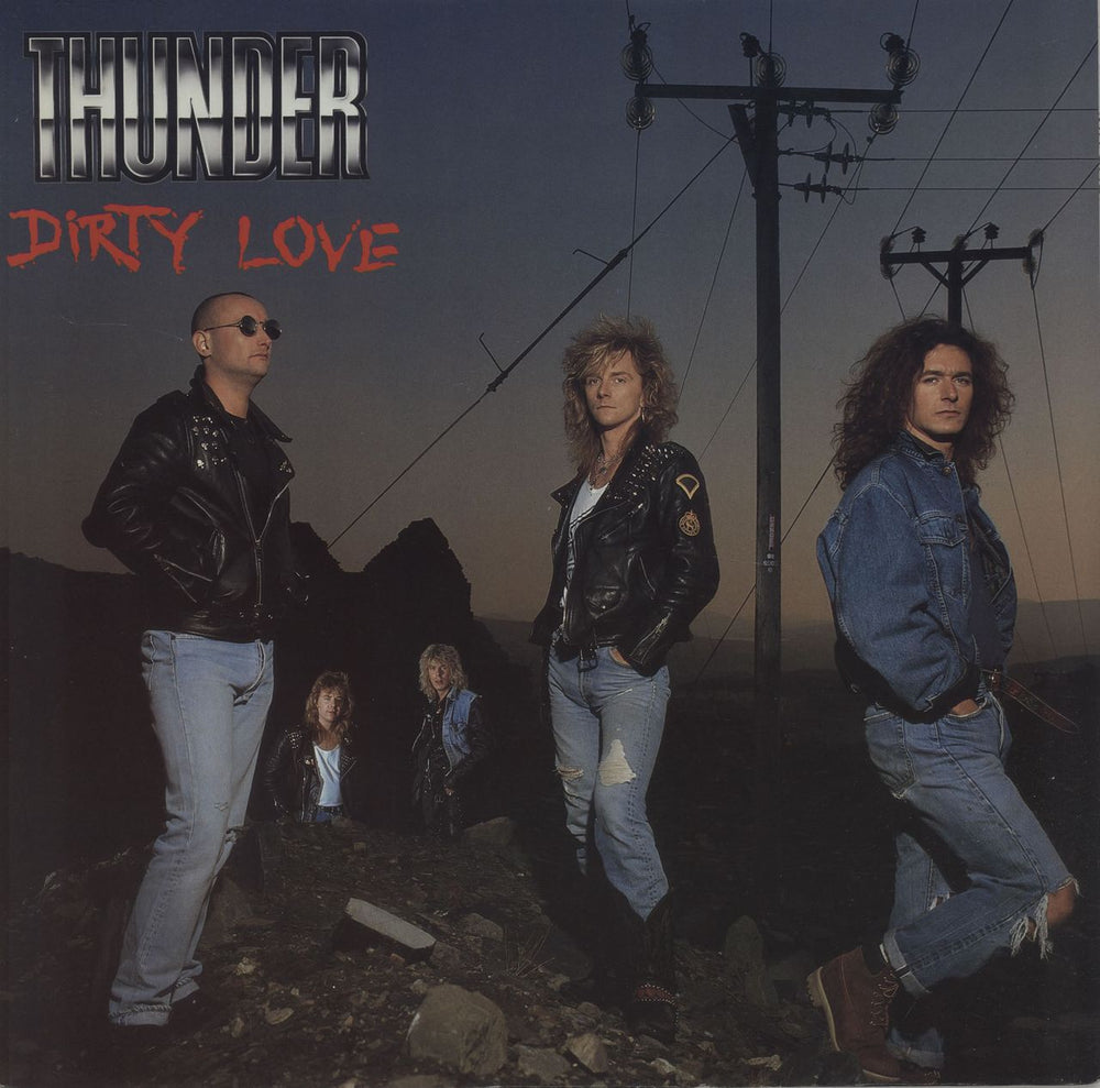 Thunder Dirty Love UK 12" vinyl single (12 inch record / Maxi-single) 12EM126