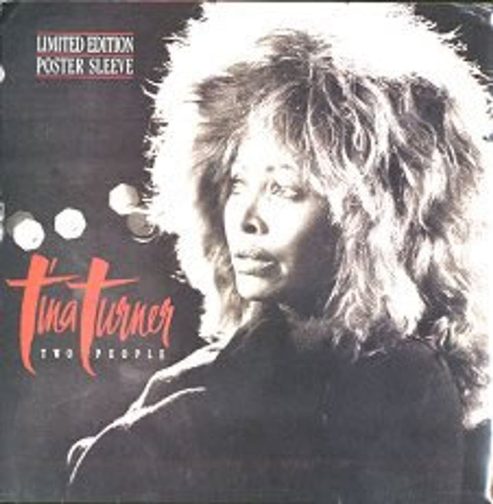 Tina Turner Two People - Poster Bag UK 7" vinyl single (7 inch record / 45) CLX430