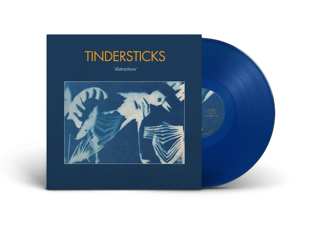 Tindersticks Distractions - Indie Exclusive Blue Vinyl - Sealed UK vinyl LP album (LP record) SLANG50349LP