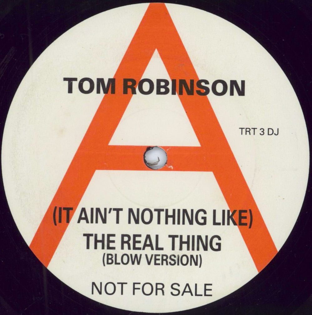 Tom Robinson (It Ain't Nothing Like) The Real Thing - A Label UK Promo 12" vinyl single (12 inch record / Maxi-single) TRT3DJ