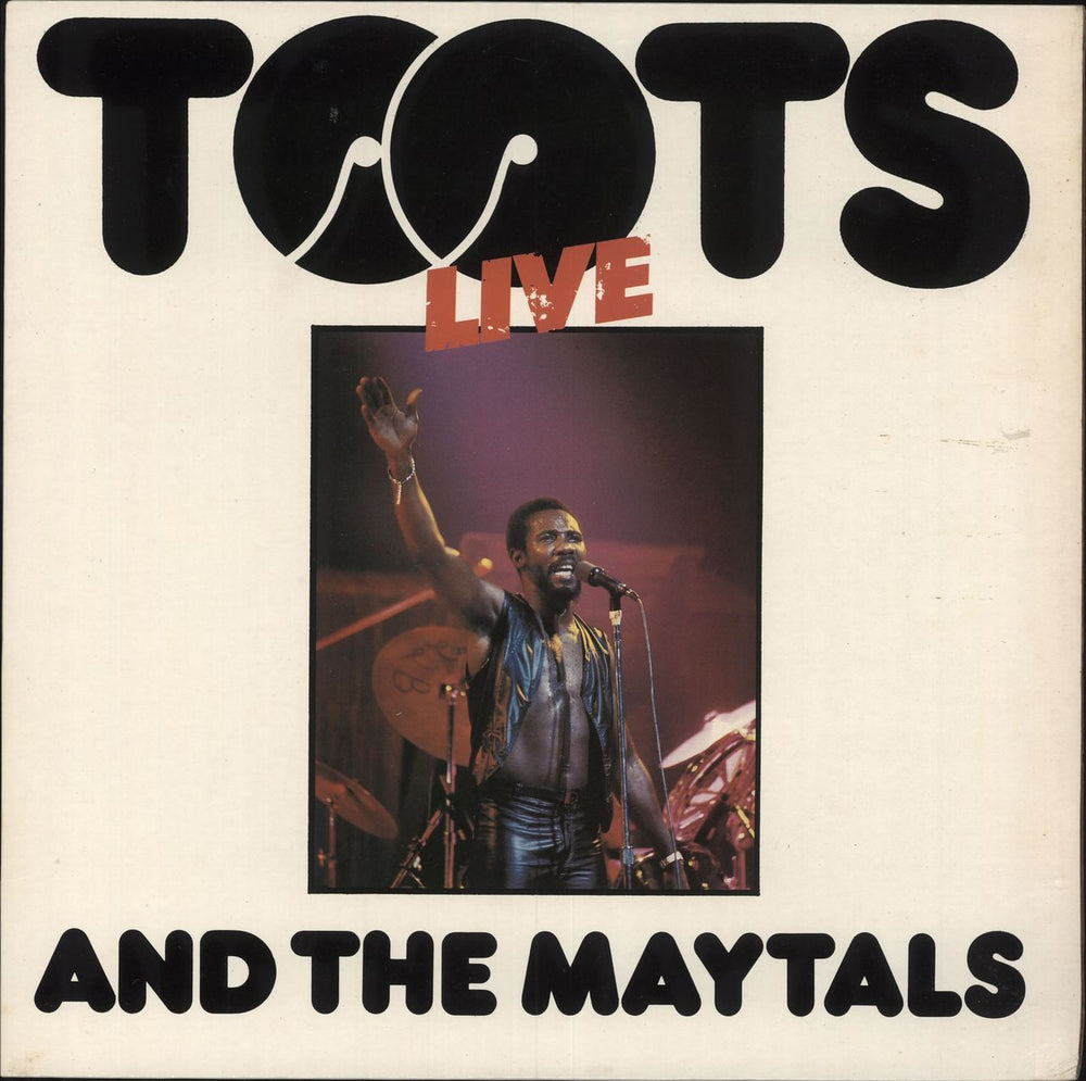 Toots & The Maytals Live UK vinyl LP album (LP record) ILPS9647