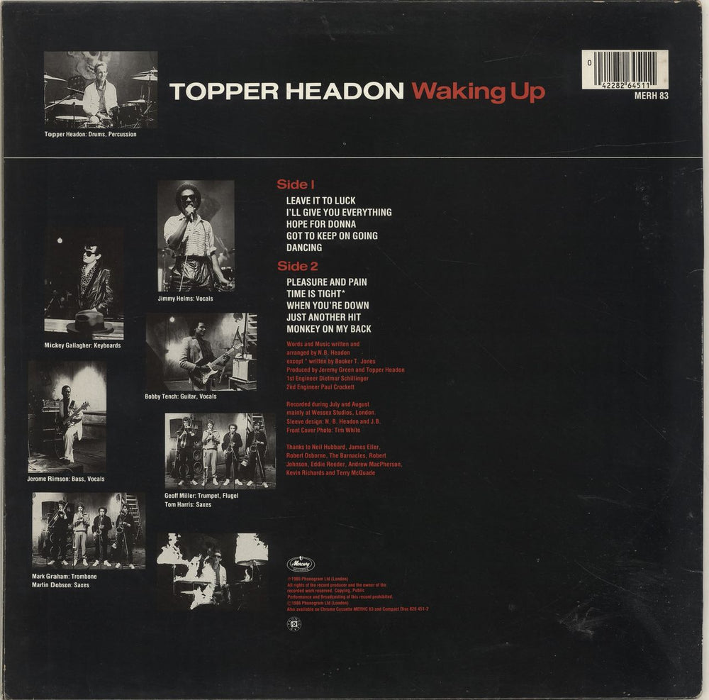 Topper Headon Waking Up - EX UK vinyl LP album (LP record) PHNLPWA695055