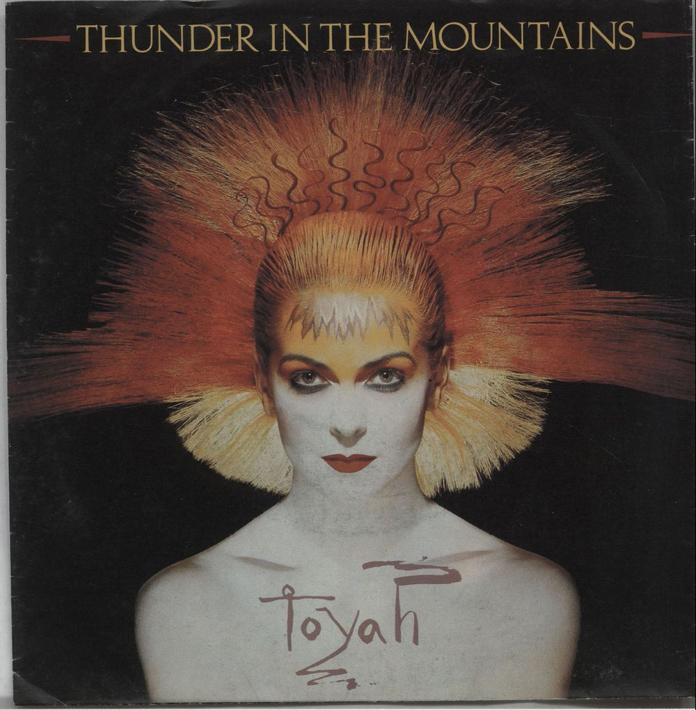 Toyah Thunder In The Mountains Dutch 7" vinyl single (7 inch record / 45) SAFE38