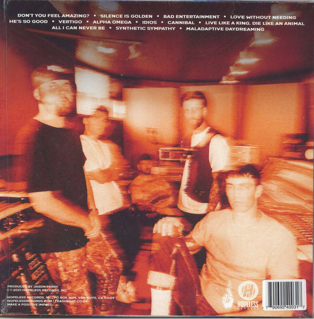 Trash Boat Don't You Feel Amazing? - Gold in Clear - Shrink UK vinyl LP album (LP record)