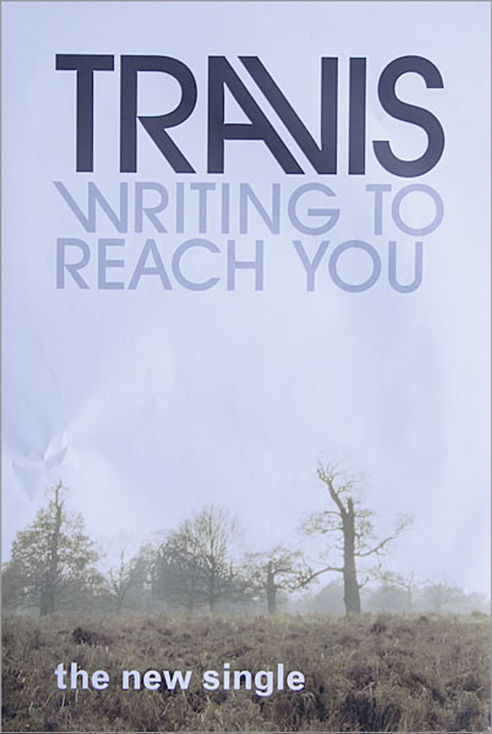 Travis (90s) Writing To Reach You UK Promo poster 20 X 30