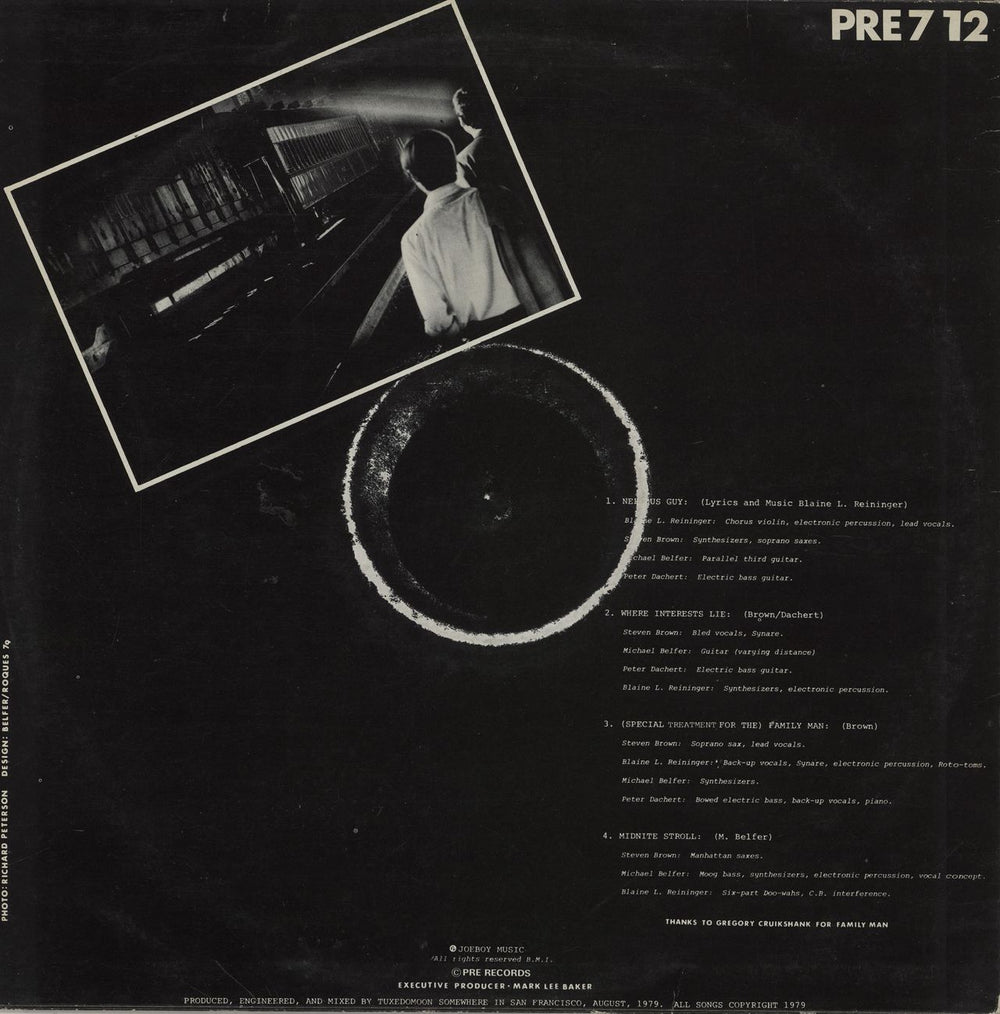 Tuxedomoon Scream With A View UK 12" vinyl single (12 inch record / Maxi-single)