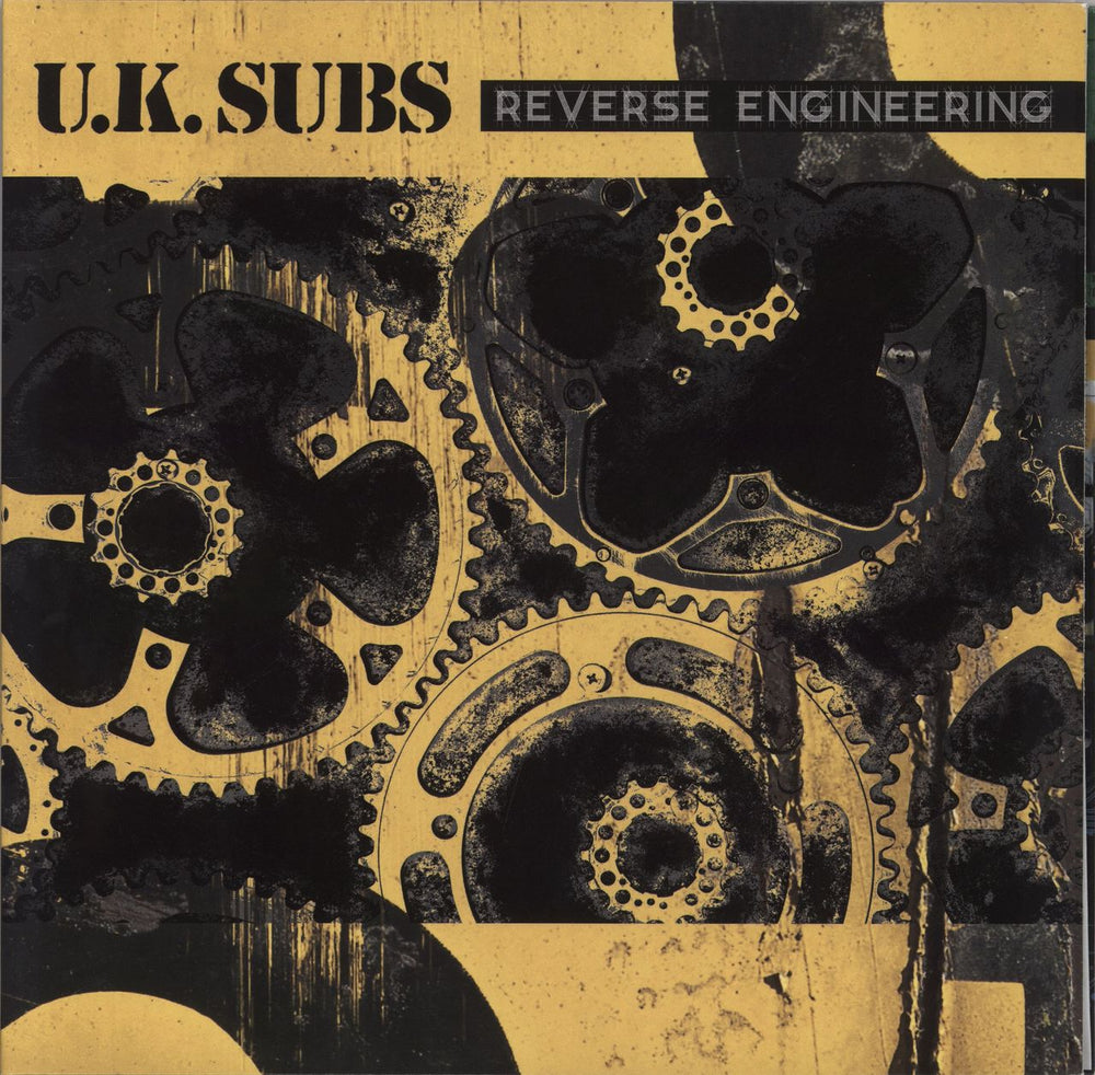 U.K. Subs Reverse Engineering - Green Vinyl UK vinyl LP album (LP record) CLO2843