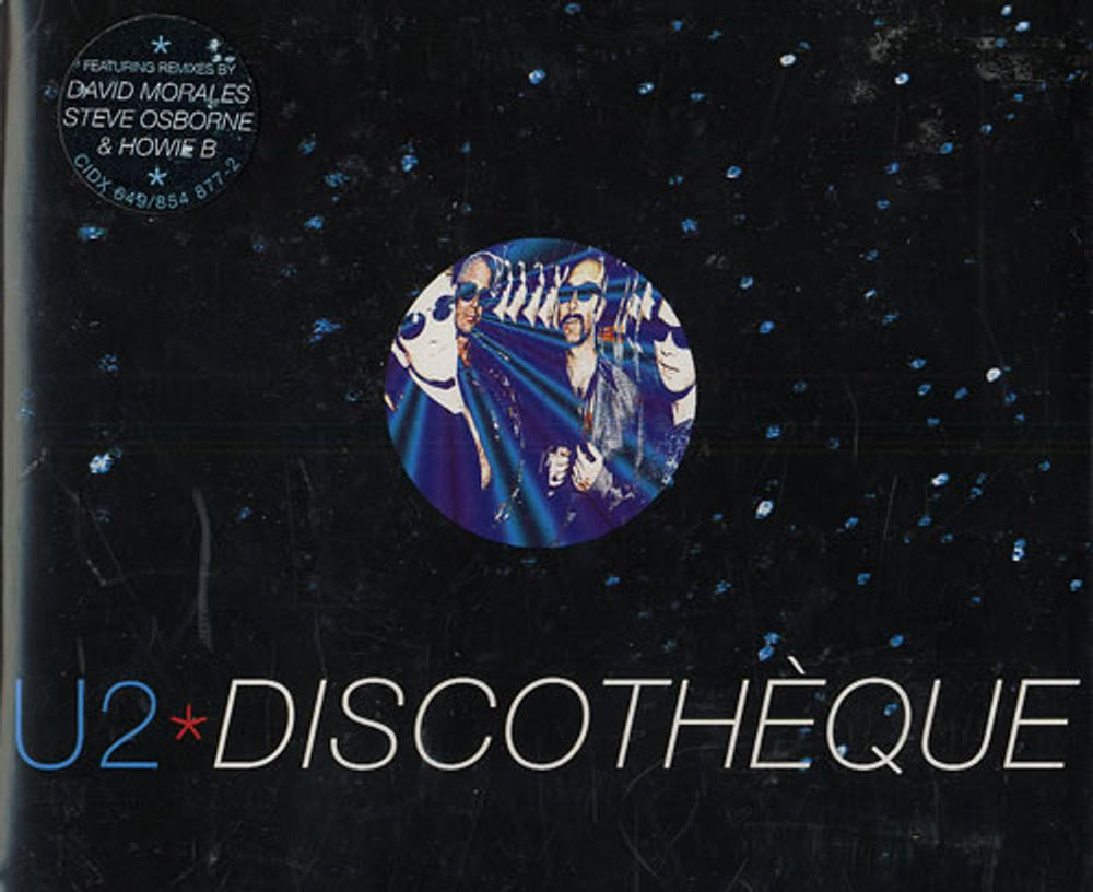 U2 Discotheque UK 2-CD single set (Double CD single) U-22SDI191442
