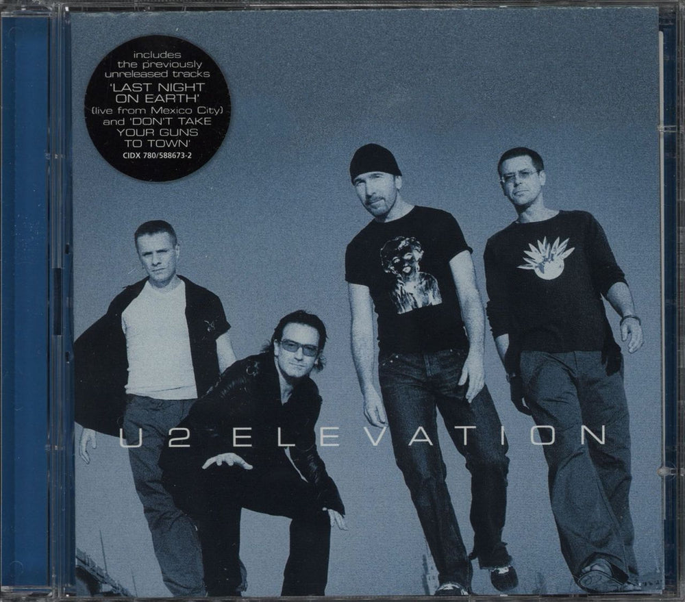 U2 Elevation UK 2-CD single set (Double CD single) U-22SEL190608