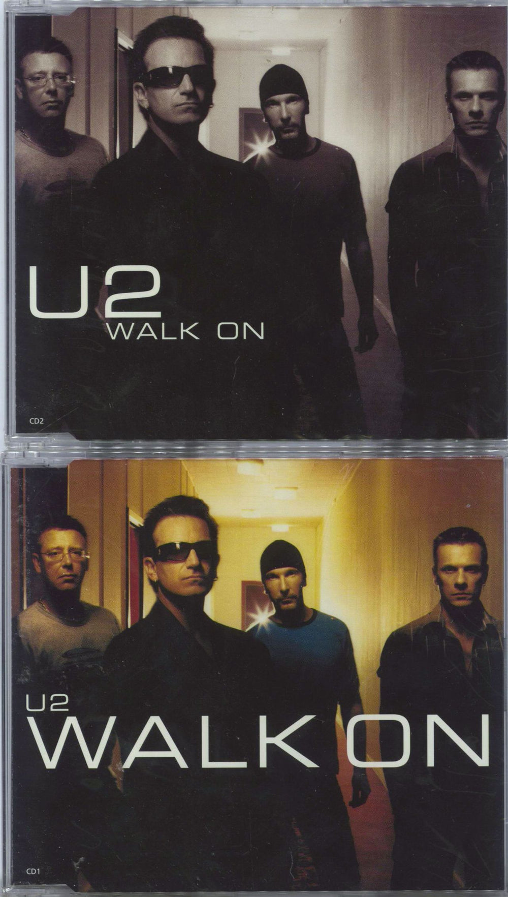 U2 Walk On - Sealed Canadian 2-CD single set (Double CD single) 314728192/202