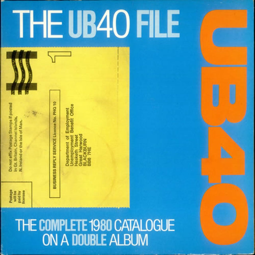 UB40 The UB40 File UK 2-LP vinyl record set (Double LP Album) VGD3511