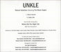 Unkle Natural Selection US Promo CD-R acetate CD-R ACETATE