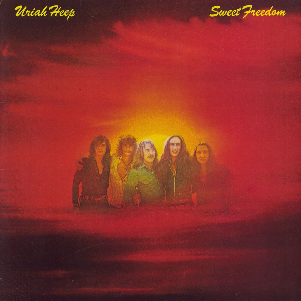 Uriah Heep Sweet Freedom Italian vinyl LP album (LP record) ILPS19245