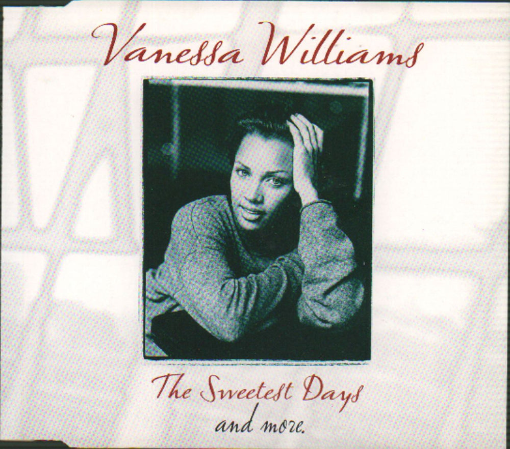 Vanessa Williams The Sweetest Days UK CD single (CD5 / 5") MERCD422