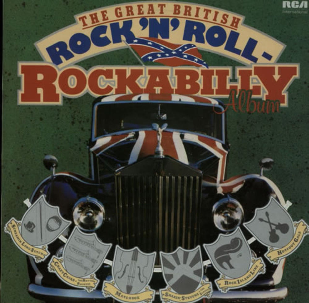 Various-50s/Rock & Roll/Rockabilly The Great British Rock 'N' Roll Rockabilly Album UK vinyl LP album (LP record) INTS5042