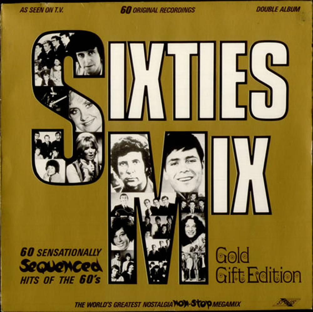Various-60s & 70s Sixties Mix - Gold Gift Edition UK 2-LP vinyl record set (Double LP Album) SMR733