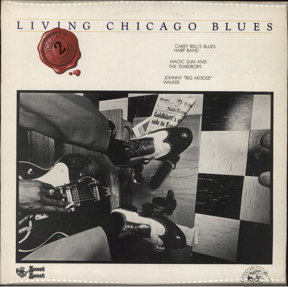 Various-Blues & Gospel Living Chicago Blues Volume 2 UK vinyl LP album (LP record) SNTF784