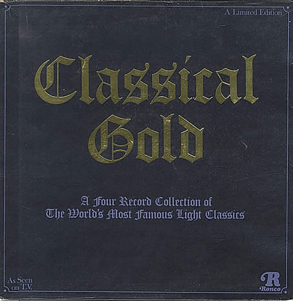 Various-Classical & Orchestral Classical Gold UK 4-LP vinyl album record set RTD-42020
