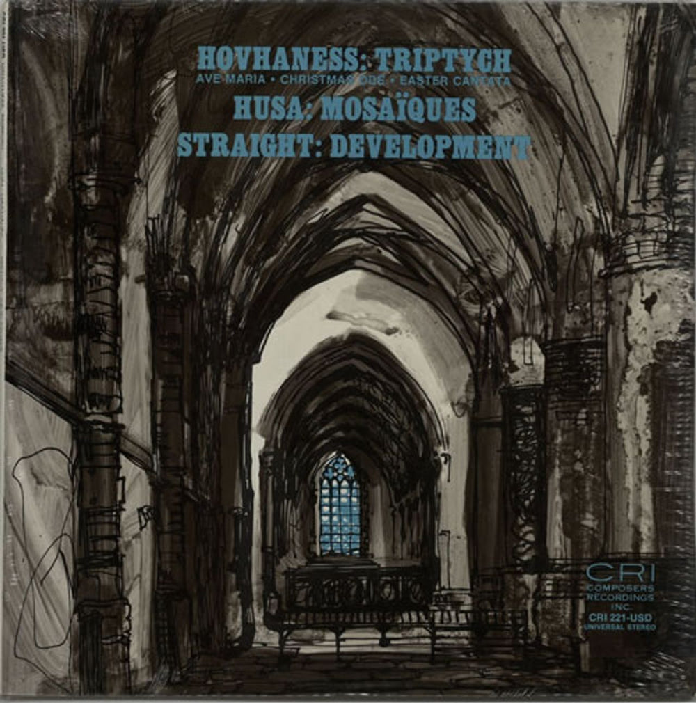 Various-Classical & Orchestral Hovhaness: Triptych / Husa: Mosaïques / Straight: Development - Sealed US vinyl LP album (LP record) CRISD221