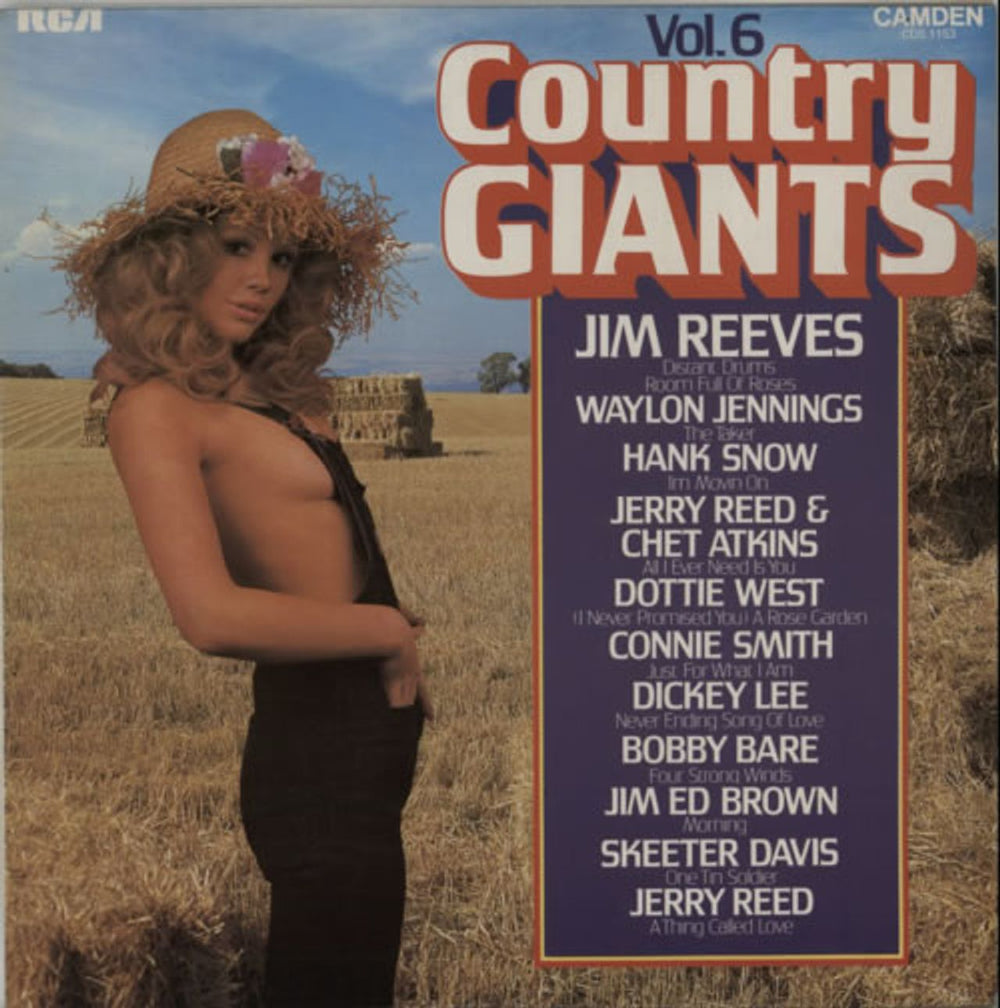 Various-Country Country Giants Vol. 6 UK vinyl LP album (LP record) CDS1153