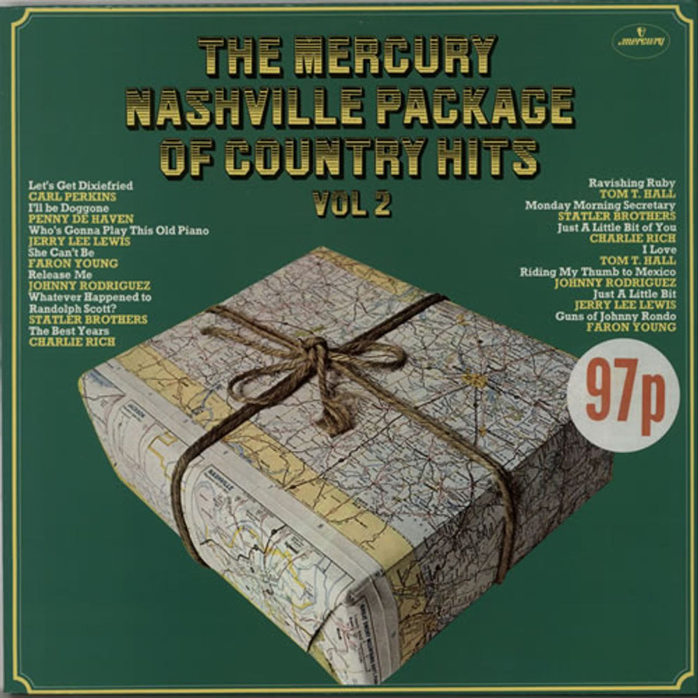 Various-Country The Mercury Nashville Package Of Country Hits Vol. 2 UK vinyl LP album (LP record) 6830180