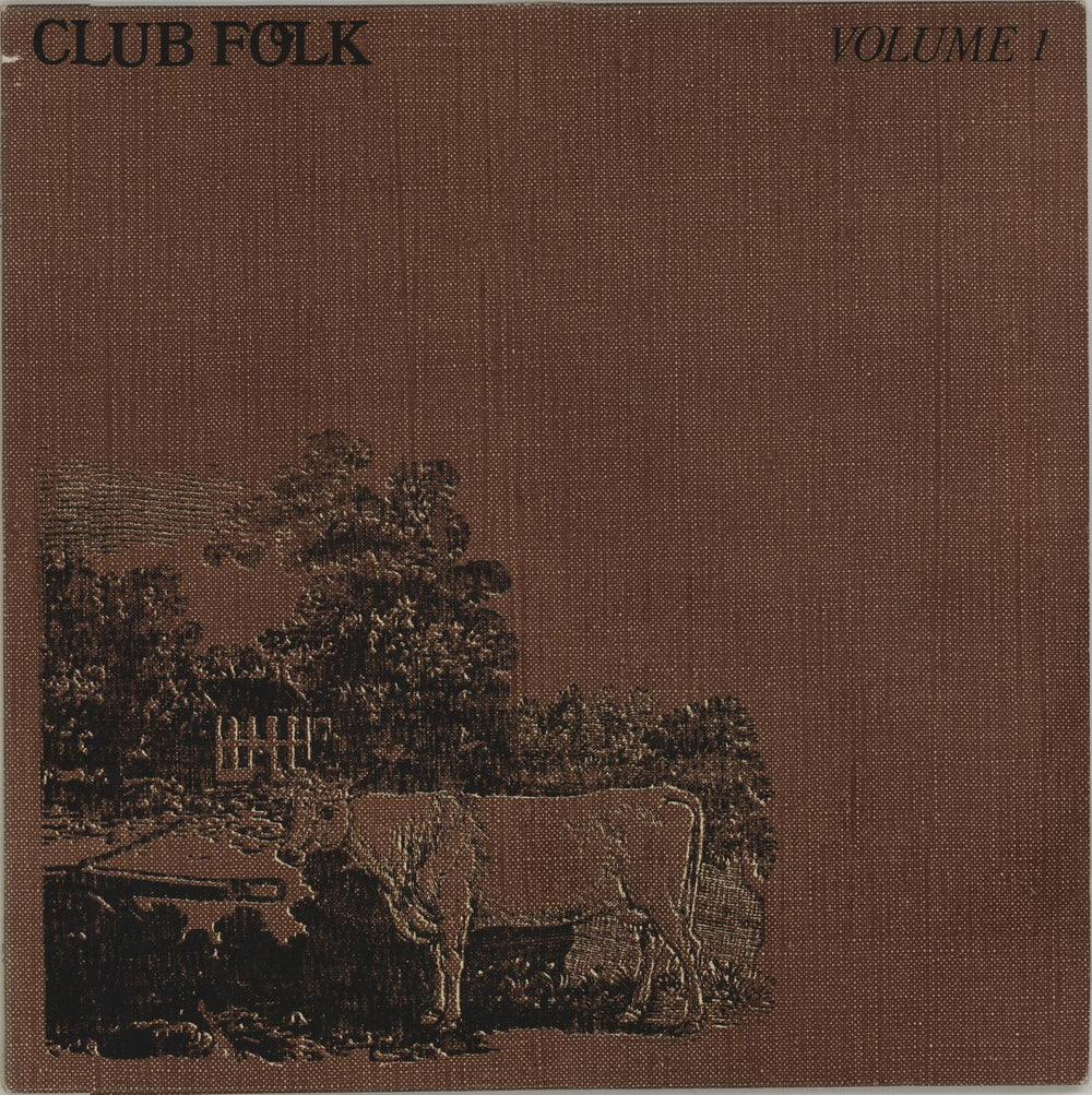 Various-Folk Club Folk Volume 1 + 2 UK vinyl LP album (LP record) PS2/3