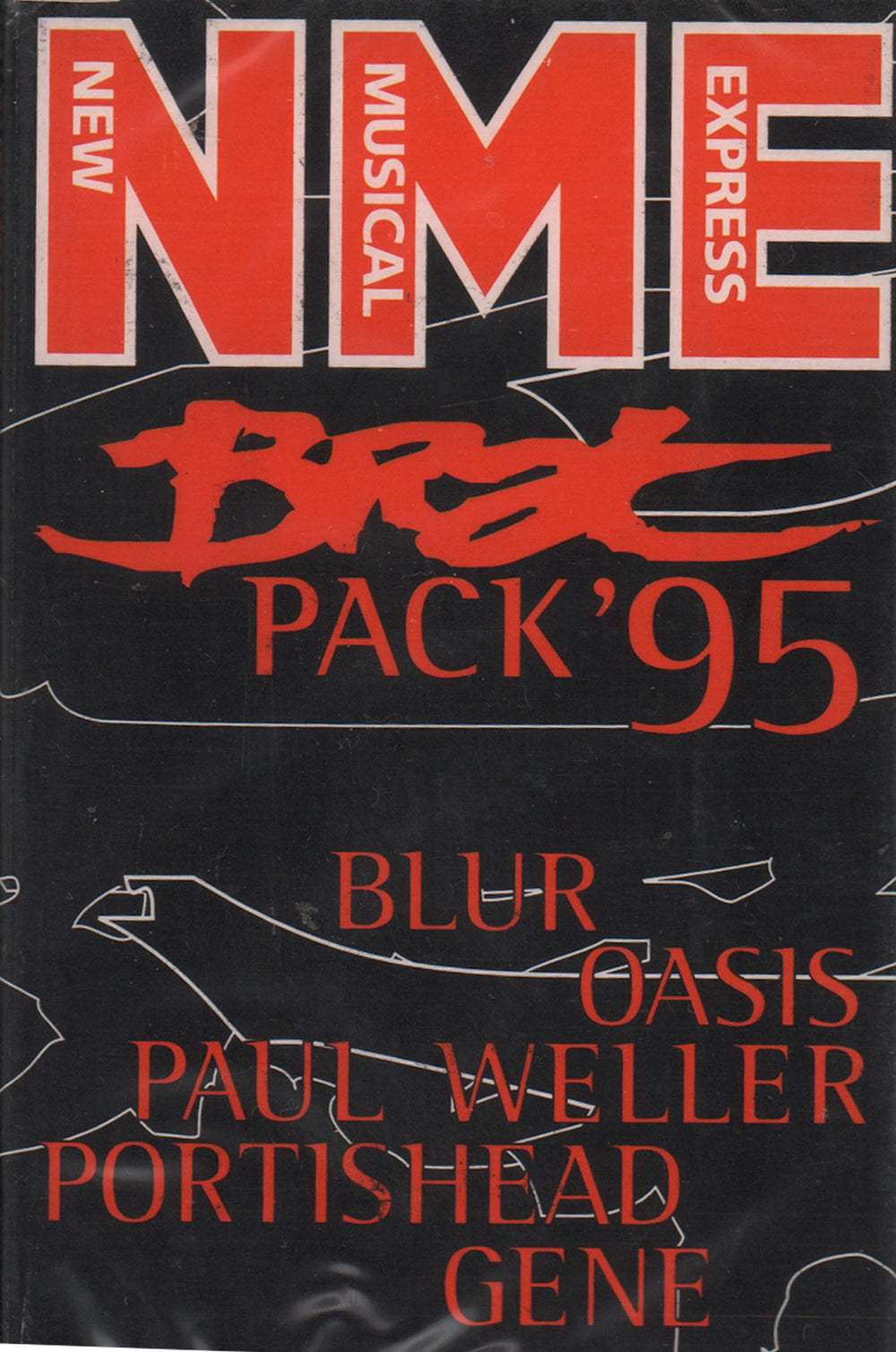 Various-Indie NME Brat Pack '95 UK Promo cassette single NMEBRAT95