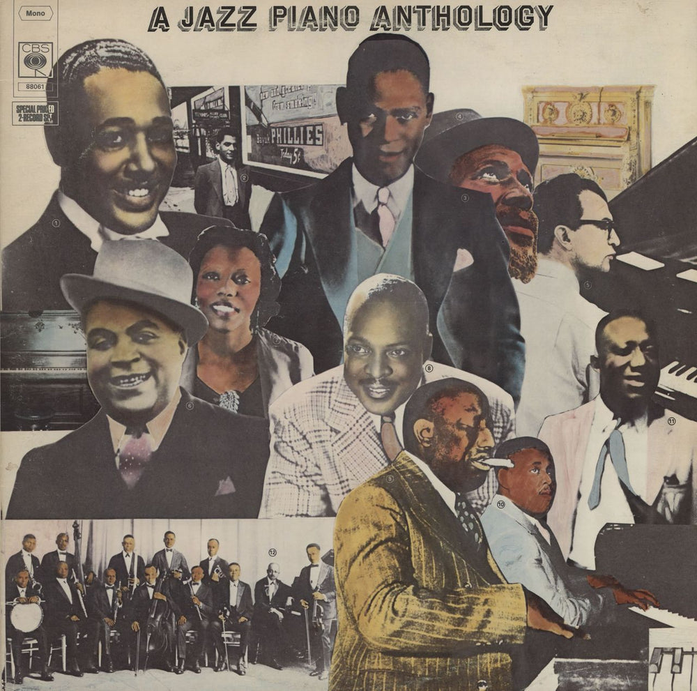 Various-Jazz A Jazz Piano Anthology - From Ragtime To Free Jazz UK 2-LP vinyl record set (Double LP Album) 88061