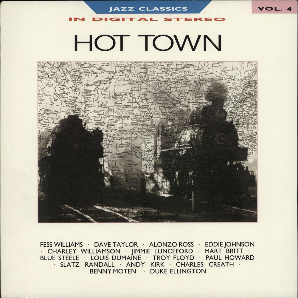 Various-Jazz Hot Town UK vinyl LP album (LP record) REB647