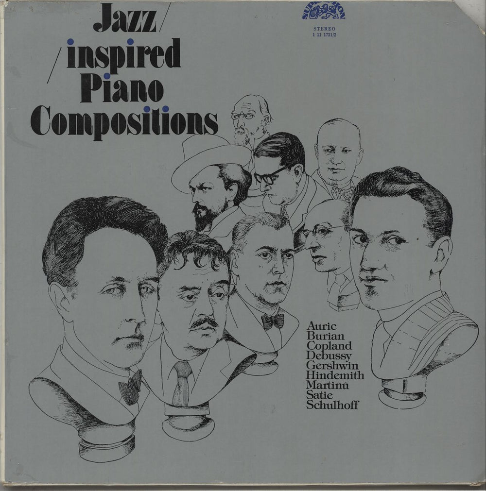 Various-Jazz Jazz Inspired Piano Compositions Czech vinyl LP album (LP record) 1111721/2