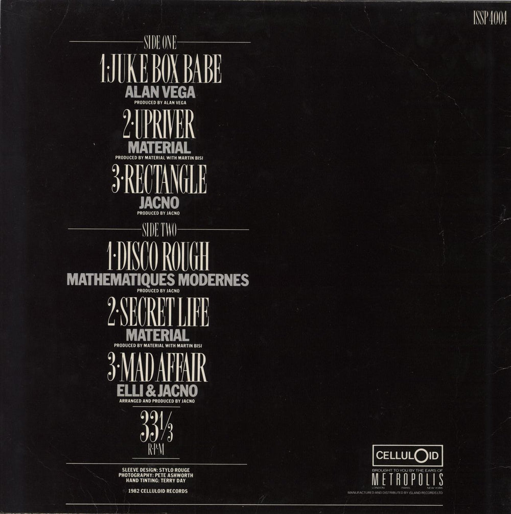 Various-Pop Disco-Rough UK 12" vinyl single (12 inch record / Maxi-single)