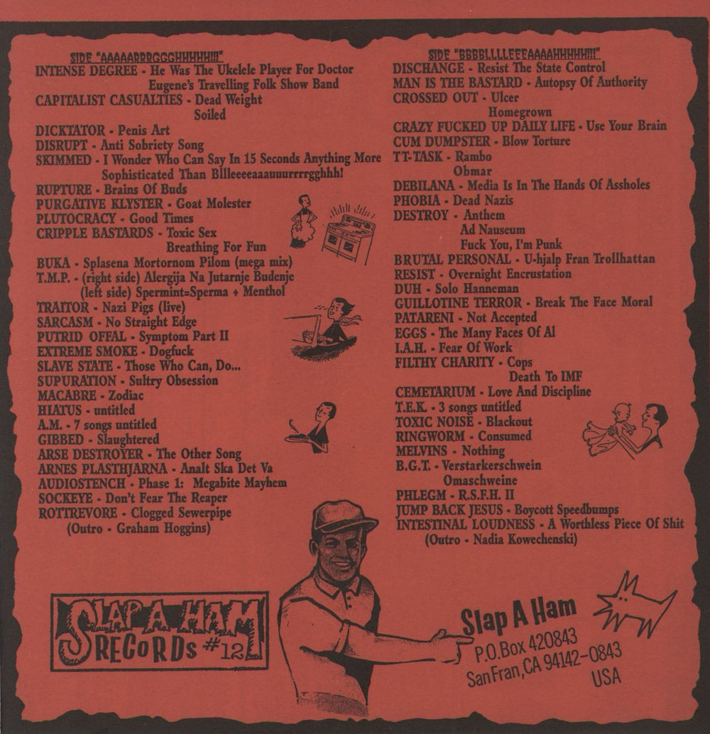 Various-Punk & New Wave Son Of Bllleeeeaaauuurrrrgghhh! US 7" vinyl single (7 inch record / 45)