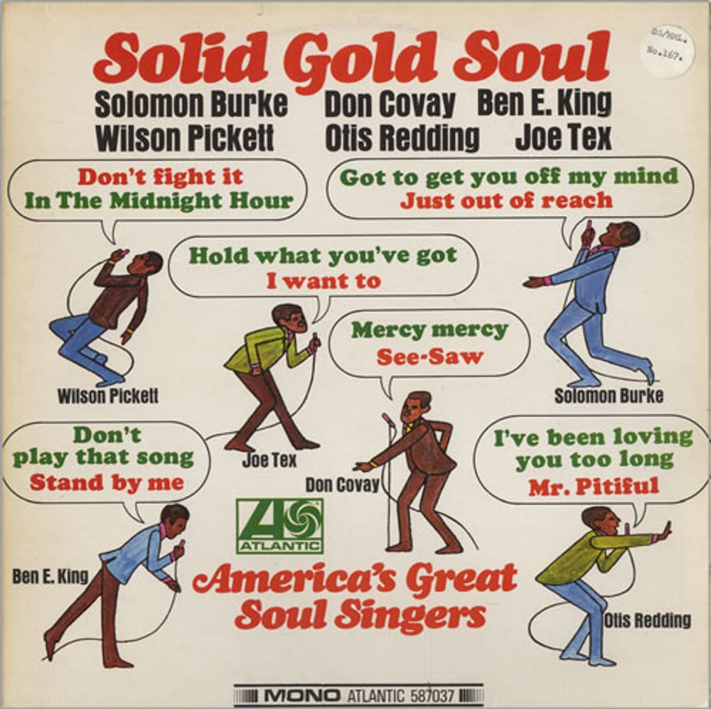 Various-Soul & Funk Solid Gold Soul UK vinyl LP album (LP record) 587037