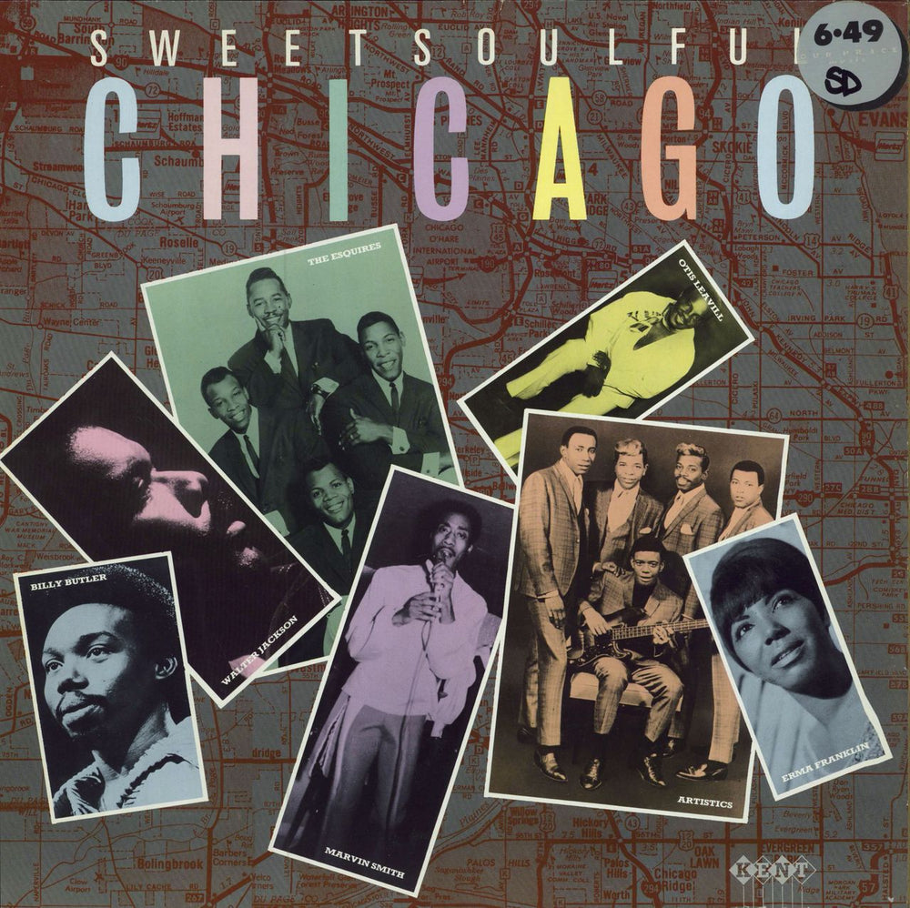 Various-Soul & Funk Sweet Soulful Chicago UK vinyl LP album (LP record) KENT070