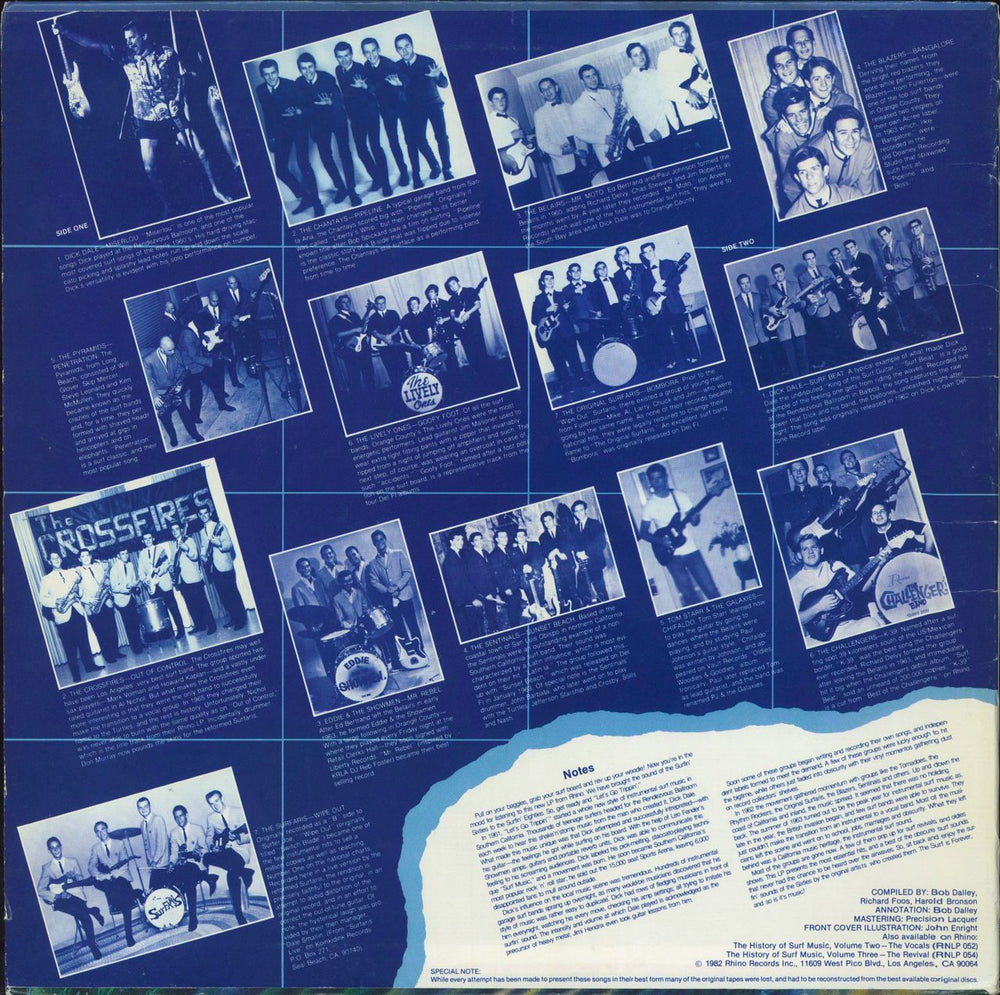 Various-Surf & Instrumental The History Of Surf Music Volume One: Original Instrumental Hits 1961-1963 US vinyl LP album (LP record)