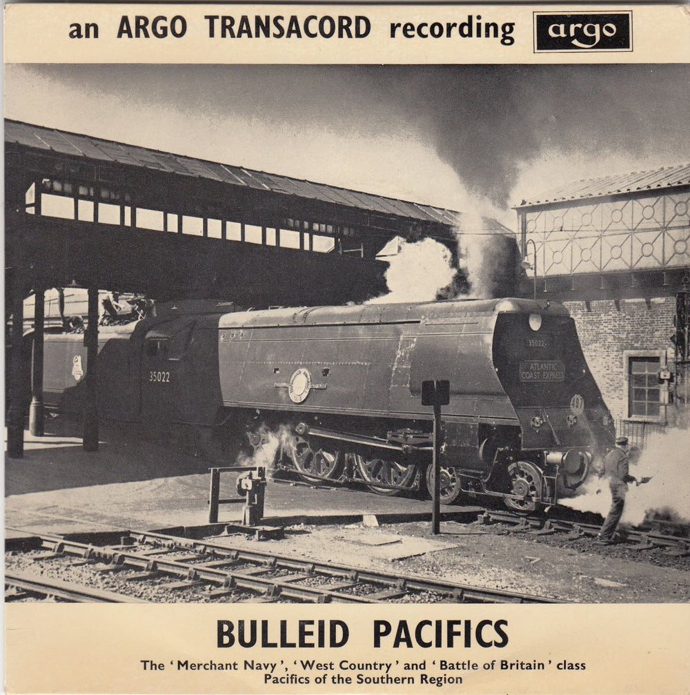 Various-Trains Bulleid Pacifics EP UK 7" vinyl single (7 inch record / 45) EAF87