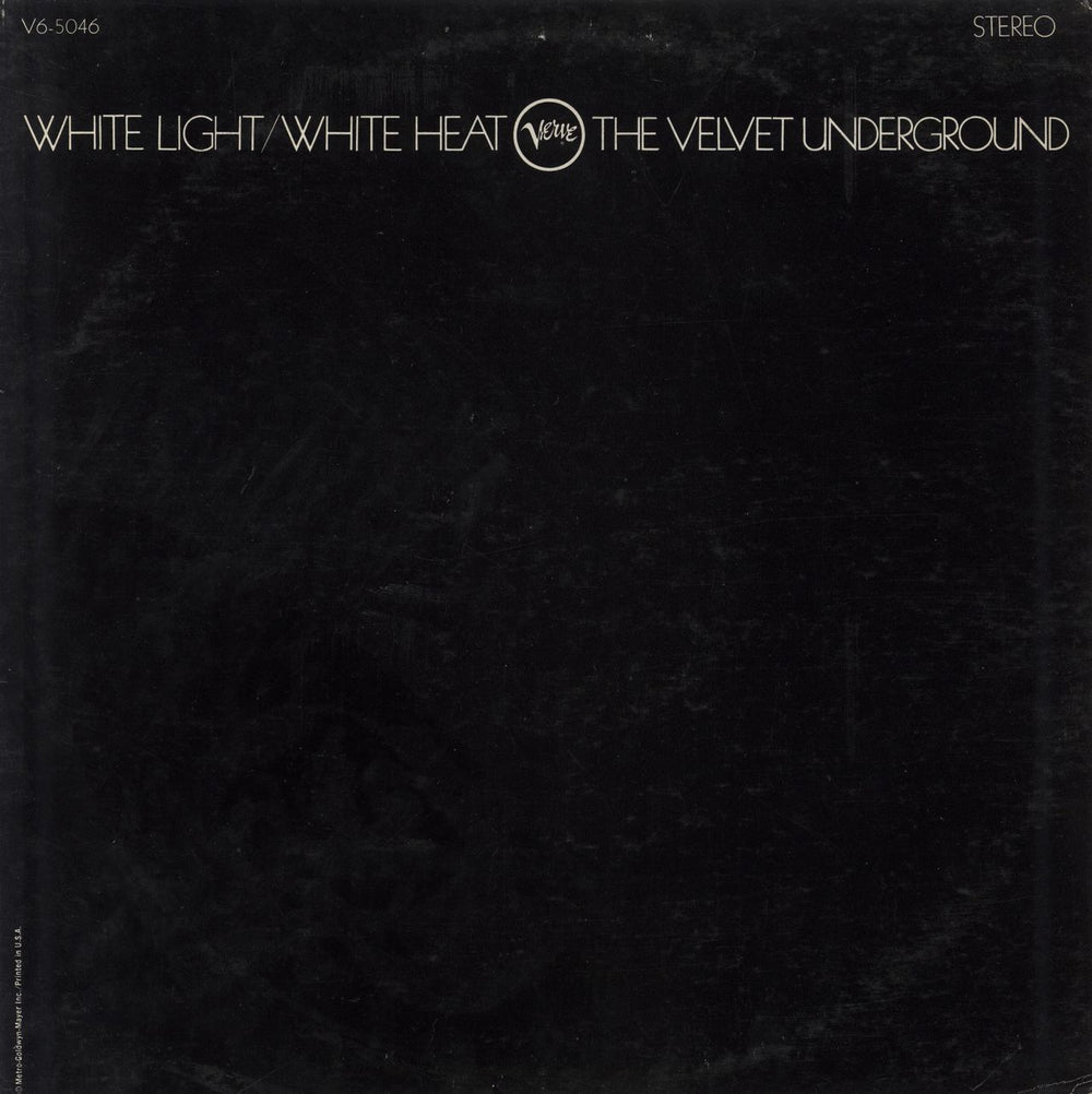 Velvet Underground White Light / White Heat US vinyl LP album (LP record) V6-5046